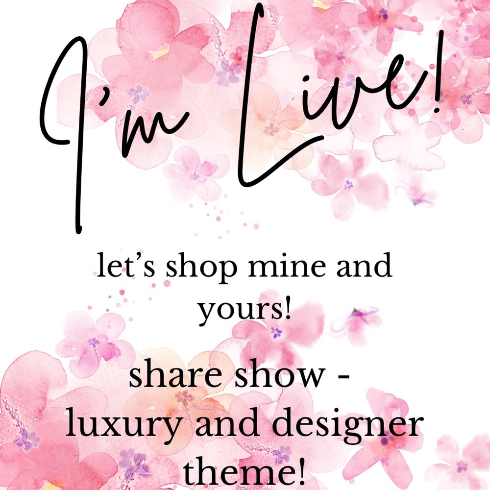 LIKE TO BE NOTIFIED WHEN I GO LIVE!!